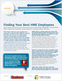 Finding Your Best HME Employees