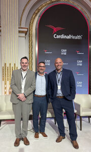 From left: Anthony Alvarez (SVP/GM, ADSG/Edgepark), Rob Schlissberg (president, at-Home Solutions), and Russ Hicks (SVP, Cardinal Health at-Home) at Investor Day 2025.