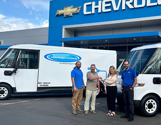 Home Oxygen Company Announces All-Electric Delivery Fleet The California supplier said the transition is part of “a broader operational modernization effort.”